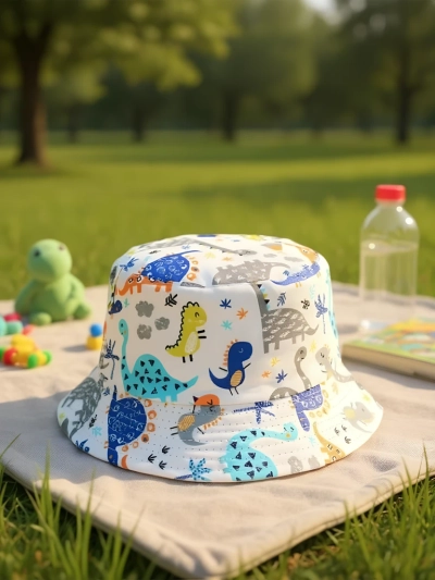 Royalfashion Detský klobúk Bucket Hat Color Splash Bucket