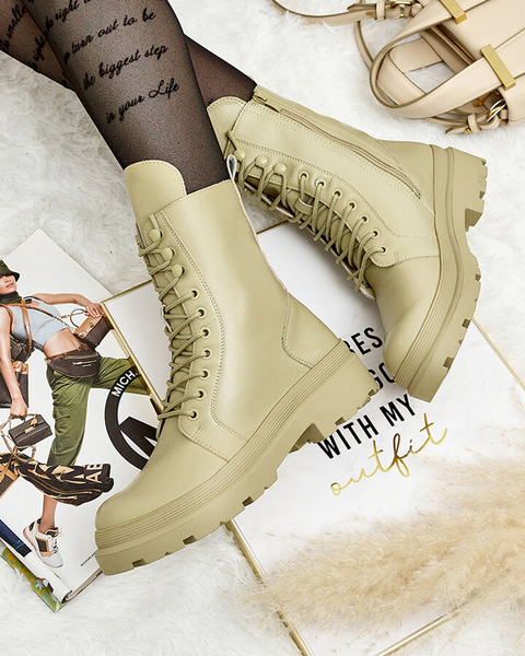 Royalfashion Dámske bagger čižmy z ekokože Vederme