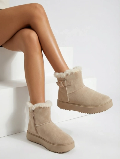 Royalfashion Kratki ženski škornji a'la za sneg Aurelia Classico