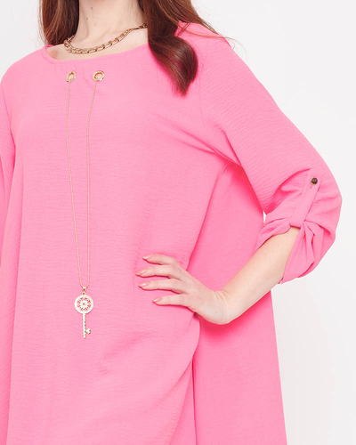 Ružové dámske minišaty Oblečenie