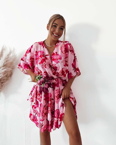Royalfashion Dámske mini šaty s originálnym vzorom