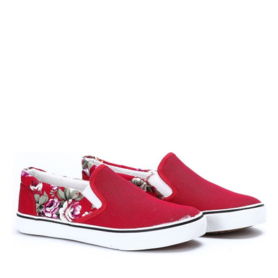 Červené tenisky sklouznou na Corleone - Obuv 1