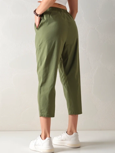 Royalfashion Rovno dámské látkové kalhoty 7/8
