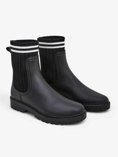 Dámske dažďové čižmy Royalfashion so zvýšeným textilným vkladom Scarlesa