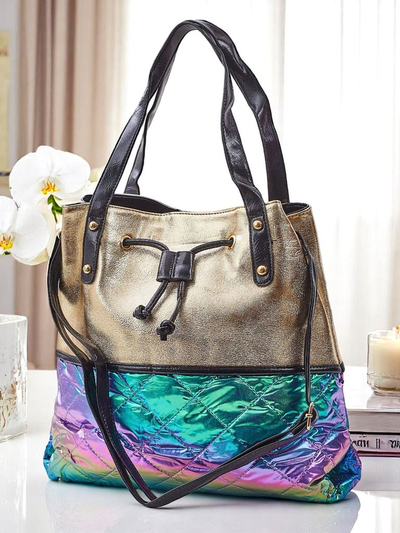 Royalfashion Veľká dámska kabelka Golden Luxe Shopper