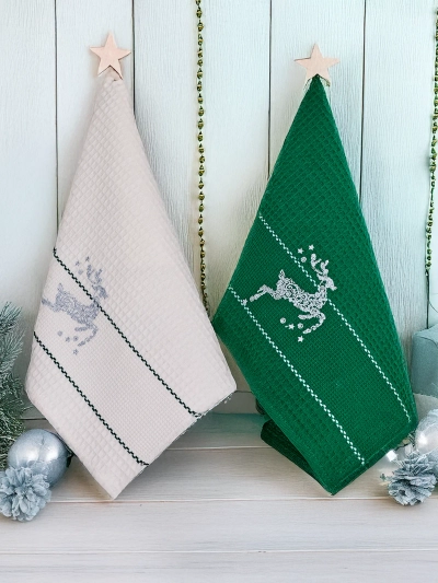 Royalfashion Pohodlná súprava uterákov na dovolenku Šťastný Nový rok