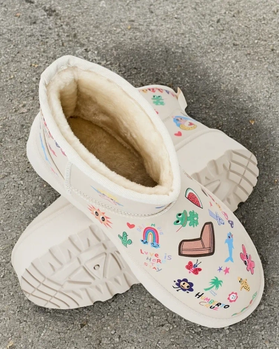 Royalfashion Krátke ženské snehule s nálepkami Hanaga