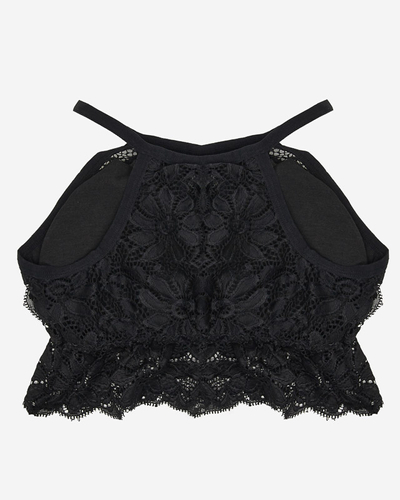 Čierna dámska bralette podprsenka - Spodná bielizeň