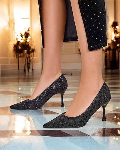 Dámske topánky Royalfashion s cirkónmi Letello