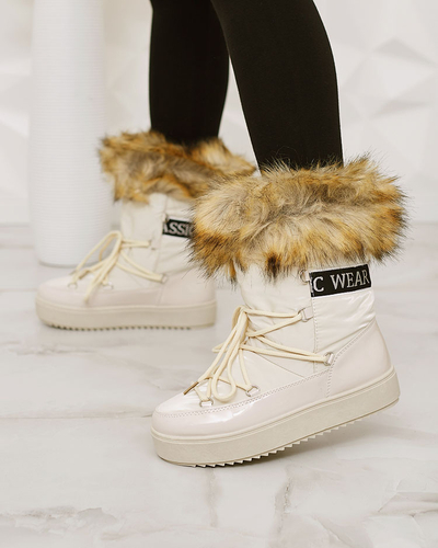Royalfashion slip-on topánky a'la snow boots for women GMILLO