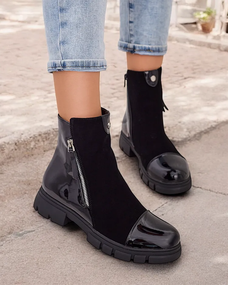 Royalfashion Klasické ženské kotníčkové topánky a'la jodhpurs Urbanis