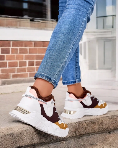 Royalfashion Dámske zateplené tenisky Cyrenna