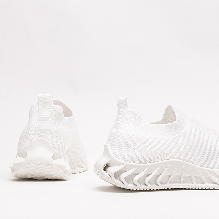 Dinging white slip-on dámska športová obuv - Obuv