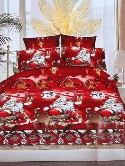 Royalfashion vianočný posteľný set 160x200 kompletný 3-ČASTI