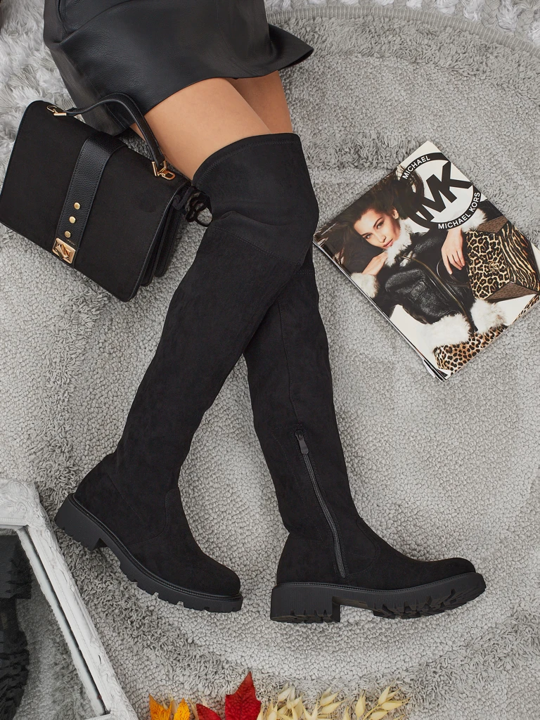 Ženski škornji čez koleno Velmara