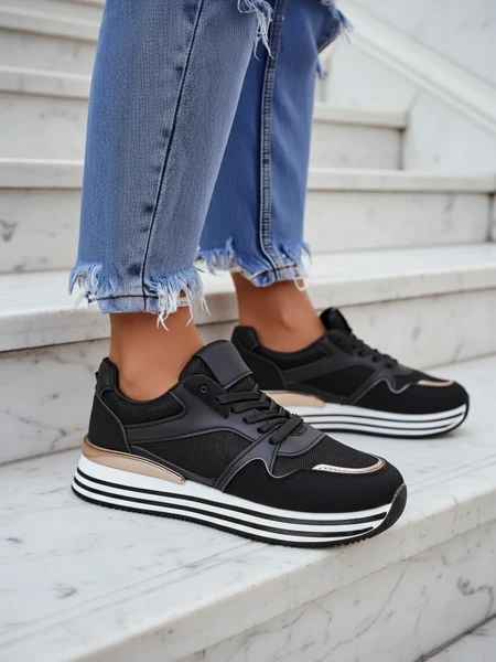 Royalfashion dámske platformové športové tenisky Erixo