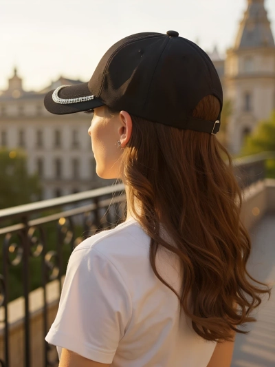 Royalfashion Čiapka s kamienkami Glam Vibe
