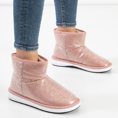 Dámske práškové snehové topánky s kožušinou Shon - Obuv