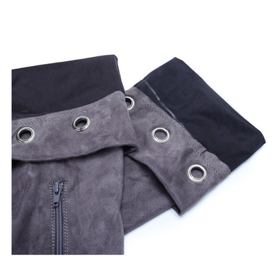 Kozaki w kolorze szarym Miya- Obuwie