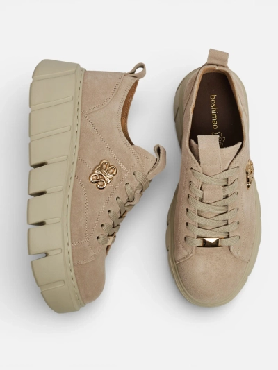 Športni ženski športni copati iz naravnega usnja Renos