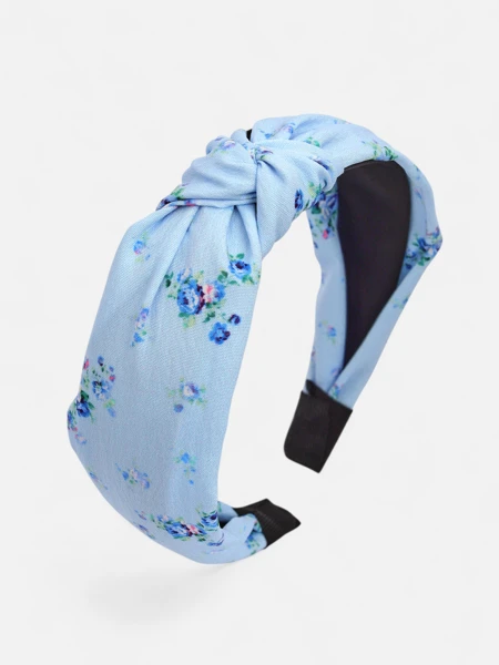 Royalfashion Naglavni trak za lase s prepletanjem v cvetove