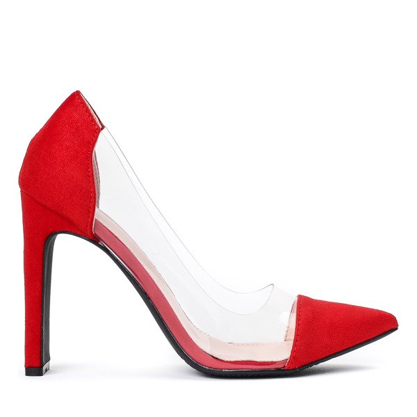Červené pumpy na sloupu Marcelina - Obuv 1