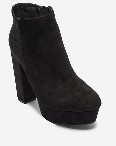 OUTLET Čierne dámske vysoké čižmy Hallisia- Obuv