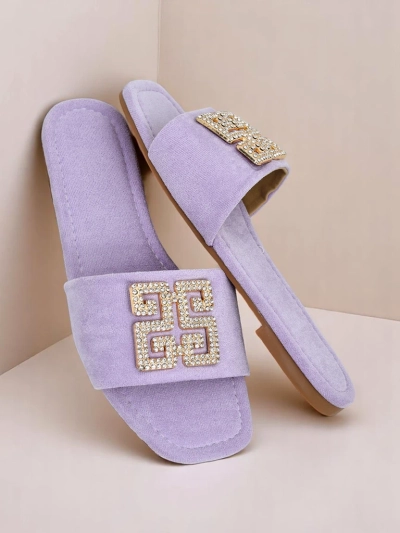 Royalfashion Dámske šľapky s plochou podrážkou Zamila