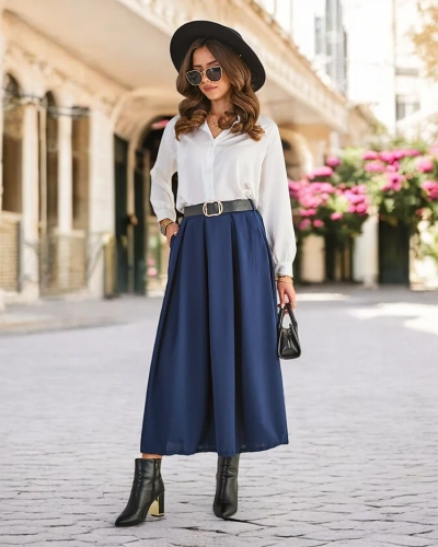 Royalfashion Dámska midi sukňa