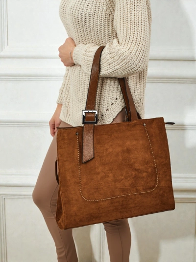 Ženska torbica shopper eko semiš Daverna