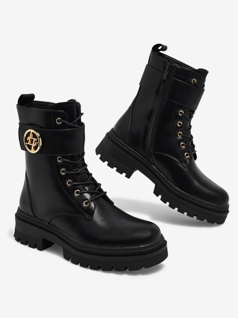 Ženski gležnarji iz eko usnja Eulin