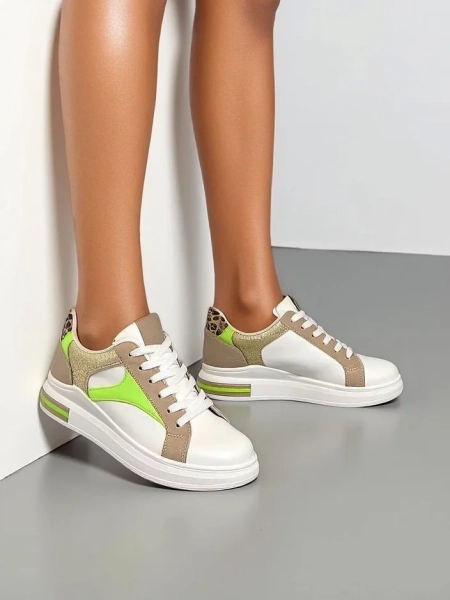 Royalfashion Dámske tenisky s trblietkami Kaone