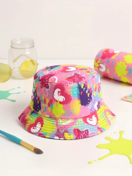 Royalfashion Detský klobúk Bucket Hat Color Splash Bucket