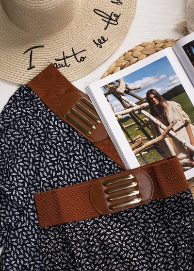 Prešívané páperové nohavice s modrým perím - Oblečenie