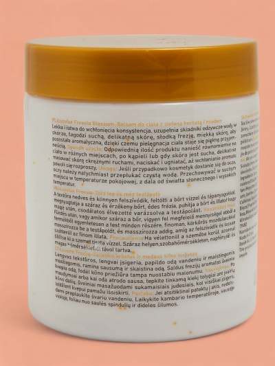 Luxelux FREESIA BLOSSOM Telový balzam s zeleným čajom a medom 250 ml