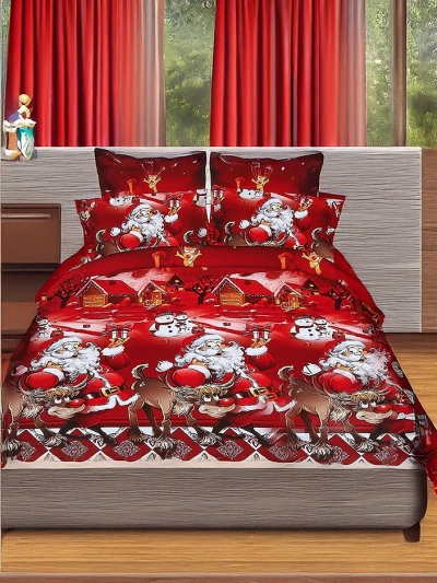 Royalfashion vianočný posteľný set 160x200 kompletný 3-ČASTI
