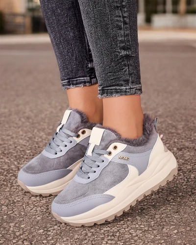 Royalfashion Dámske zateplené tenisky Ruffi