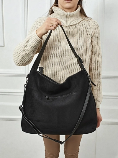 Ženska shopper torbica iz eko semiša Donenn