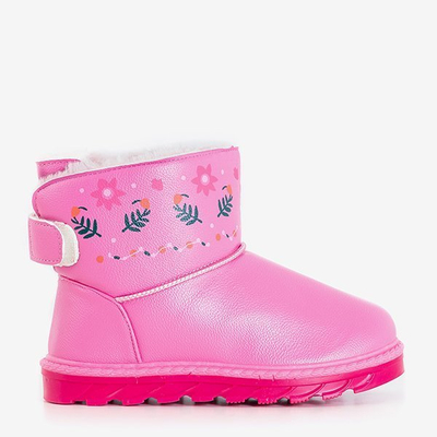 Ružové detské snehové topánky Hania - Obuv