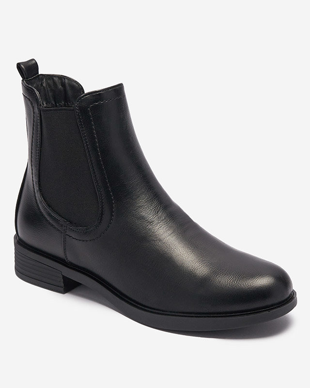 Klasické čierne Chelsea topánky - Topánky