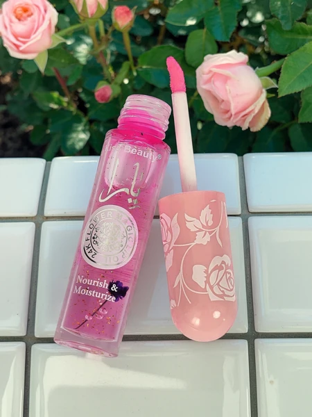 Bleščilo za ustnice z bleščicami, ki spreminja barvo