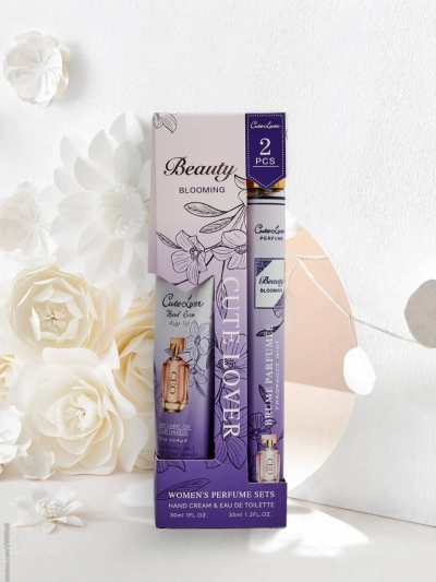 Komplet CaleoLuna Blooming – Krema za Roke in Parfum, 30 ml, 35 ml