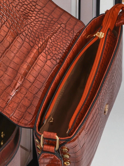 Royalfashion Lakirana majhna ženska torbica iz eko usnja Velia Crest