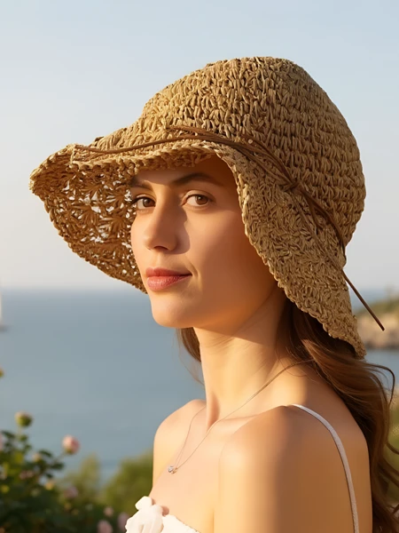 Royalfashion Dámsky slamenný klobúk Whisper Bow