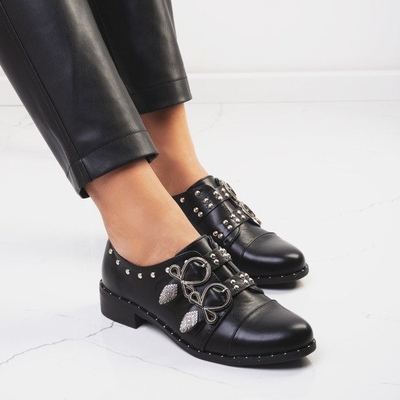 Čierne topánky na vysokom podpätku od Stavomeny - Obuv