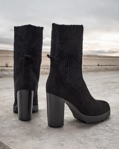 Dámske členkové topánky Royalfashion na pätke Libbo