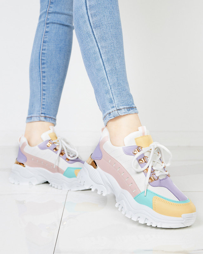 OUTLET Dámske farebné športové topánky Nosice tenisky - Obuv