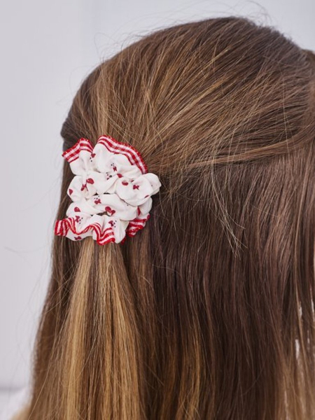 Royalfashion Sada 2 gumičiek do vlasov s potlačou Duettia