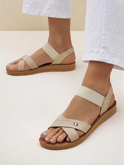 Royalfashion dámske sandále s elastickým pásikom Zerefis