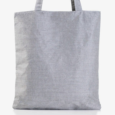 Dámska sivá potlačená taška - Kabelky